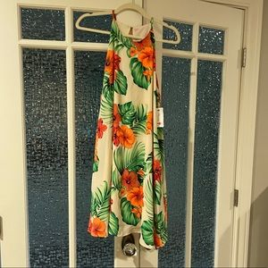 Red Dress Boutique Cream Hawaiian A-Line Dress